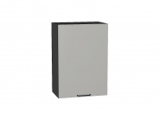 Шкаф верхний с 1-ой дверцей Флэт 716*500*318 Light Grey In 2S / Graphite