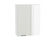 Шкаф верхний прямой угловой Флэт 920*700*345 Cashmere In 2S / Белый