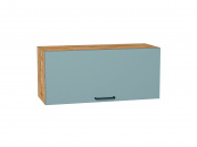 Шкаф верхний горизонтальный Флэт 358*800*318 Grey-green In 2S / Дуб Вотан