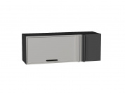 Шкаф верхний прямой угловой горизонтальный Фрейм 358*1000*350 Grey Silk / Graphite