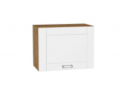 Шкаф верхний горизонтальный Лофт 460*600*320 White Silk / Дуб Вотан