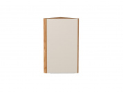 Шкаф верхний торцевой Фьюжн 716*300*306 Cream Silk / Дуб Вотан