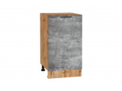 Шкаф нижний с 1-ой дверцей Флэт 816*450*478 Temple Stone 2S / Дуб Вотан
