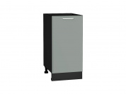 Шкаф нижний с 1-ой дверцей Квадро 816*400*481 Аквамарин / Graphite