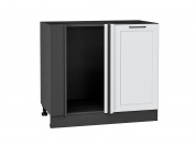 Шкаф нижний угловой Барселона 816*890*484 Белый / Graphite