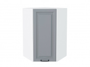 Шкаф верхний угловой Ницца 920*600*600 Magnum / Белый