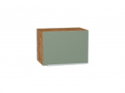 Шкаф верхний горизонтальный Фьюжн 358*500*320 Silky Mint / Дуб Вотан