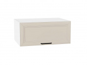 Шкаф верхний горизонтальный глубокий Нео 358*800*576 Cream Silk / Белый