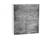 Шкаф верхний с 2-мя дверцами Флэт 920*800*318 Temple Stone 2S / Белый