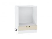 Шкаф нижний под духовку Ницца 816*600*474 Дуб крем / Белый