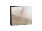 Шкаф верхний с 2-мя дверцами Фьюжн 716*800*320 Gallant / Graphite