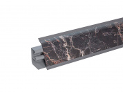 Плинтус для столешницы АР-740 37*3000*24 Мрамор черный