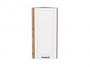Шкаф верхний торцевой Дублин 920*300*304 Special White / Дуб Вотан