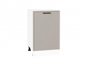 Шкаф нижний с 1-ой дверцей Фрейм 816*500*484 Clay Silk / Белый