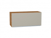 Шкаф верхний горизонтальный Фьюжн 358*800*320 Silky Grey / Дуб Вотан