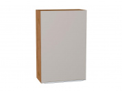 Шкаф верхний с 1-ой дверцей Фьюжн 920*600*320 Clay Silk / Дуб Вотан