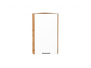Шкаф верхний торцевой Флэт 716*300*306 White In 2S / Дуб Вотан