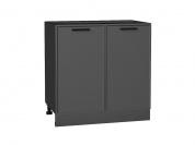 Шкаф нижний с 2-мя дверцами Фрейм 816*800*484 Stormy Silk / Graphite