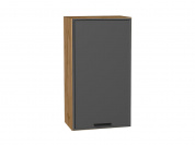 Шкаф верхний с 1-ой дверцей Фрейм 920*500*324 Stormy Silk / Дуб Вотан