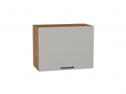 Шкаф верхний горизонтальный Флэт 458*600*318 Light Grey In 2S / Дуб Вотан