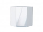 Шкаф верхний угловой Фьюжн 716*600*600 Angel / Белый