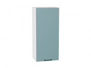 Шкаф верхний с 1-ой дверцей Флэт 920*400*318 Grey-green In 2S / Белый