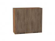 Шкаф верхний с 2-мя дверцами Флэт 716*800*318 Brown Casella Oak 2S / Дуб Вотан