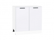 Шкаф нижний с 2-мя дверцами Фрейм 816*800*484 White Silk / Белый