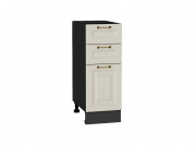 Шкаф нижний с 3-мя ящиками Ницца 816*300*478 Агат / Graphite