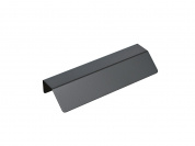 Ручка торцевая мебельная СТ-1 124*40*15 Матовый черный