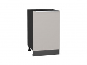 Шкаф нижний с 1-ой дверцей Фьюжн 816*500*480 Clay Silk / Graphite