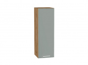 Шкаф верхний с 1-ой дверцей Квадро 920*300*321 Аквамарин / Дуб Вотан