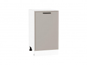 Шкаф нижний с 1-ой дверцей Фрейм 816*450*484 Clay Silk / Белый