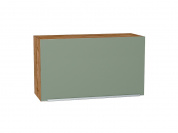 Шкаф верхний горизонтальный Фьюжн 458*800*318 Silky Mint / Дуб Вотан