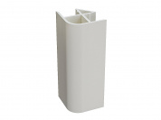 Угол для цоколя ПВХ 90 гр. 97*40*28 Белый