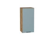 Шкаф верхний с 1-ой дверцей Флэт 716*350*318 Grey-green In 2S / Дуб Вотан