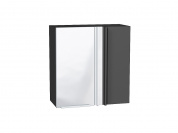 Шкаф верхний прямой угловой Фьюжн 716*700*345 Angel / Graphite