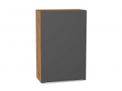 Шкаф верхний с 1-ой дверцей Фьюжн 920*600*320 Stormy Silk / Дуб Вотан