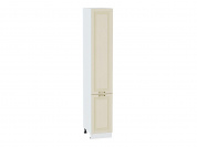 Шкаф пенал с 2-мя дверцами Ницца 2336*400*574 Дуб крем / Белый