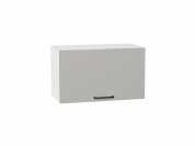 Шкаф верхний горизонтальный Флэт 358*600*318 Light Grey In 2S / Белый