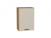 Шкаф верхний с 1-ой дверцей Фрейм 716*500*324 Cream Silk / Дуб Вотан