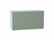 Шкаф верхний горизонтальный Фьюжн 458*800*318 Silky Mint / Белый