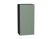 Шкаф верхний с 1-ой дверцей Фьюжн 920*450*320 Silky Mint / Graphite