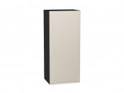 Шкаф верхний с 1-ой дверцей Фьюжн 920*400*320 Cream Silk / Graphite