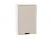 Шкаф верхний с 1-ой дверцей Фрейм 920*600*324 Cream Silk / Белый