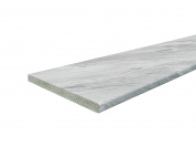 Столешница Hard-38U Прямая (упак.) 38*3050*600 Снежный мрамор