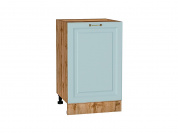 Шкаф нижний с 1-ой дверцей Ницца 816*500*478 Голубой / Дуб Вотан