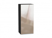 Шкаф верхний с 1-ой дверцей Фьюжн 920*400*320 Gallant / Graphite