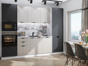 Евро Лайн-01 2140*2800*600 Агат/Антрацит