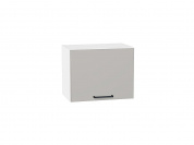 Шкаф верхний горизонтальный Флэт 358*450*318 Light Grey In 2S / Белый